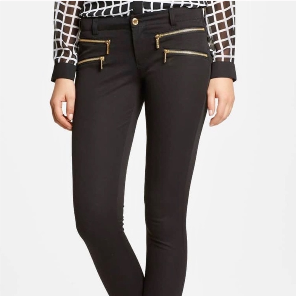 Michael Kors Rocker Zip Detail Pant